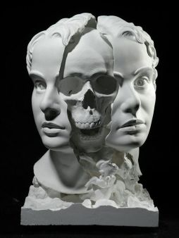 sculpted skull